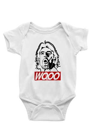 Ric Flair Beyaz Bebek Body - Zıbın
