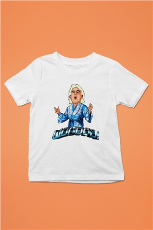 Ric Flair Beyaz Unisex  Çocuk Tişört