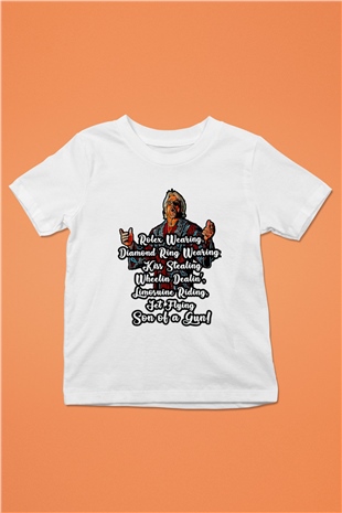 Ric Flair Beyaz Unisex  Çocuk Tişört