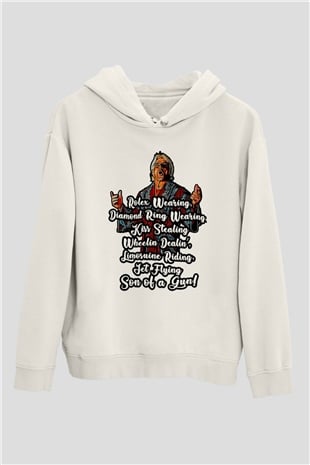 Ric Flair Beyaz Unisex Hoodie