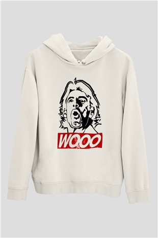 Ric Flair Beyaz Unisex Hoodie