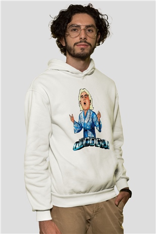Ric Flair Beyaz Unisex Hoodie