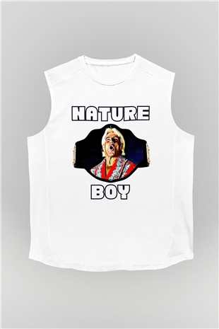 Ric Flair Beyaz Unisex  Kolsuz Tişört