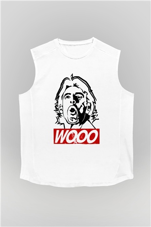 Ric Flair Beyaz Unisex  Kolsuz Tişört