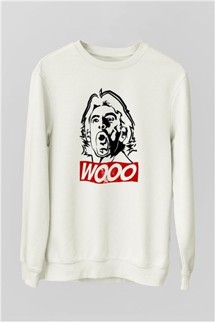 Ric Flair Beyaz Unisex  Sweatshirt