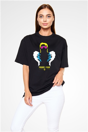 Ric Flair Siyah Unisex Oversize Tişört