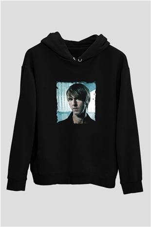 Richie Hawtin Baskılı Unisex Siyah Hoodie