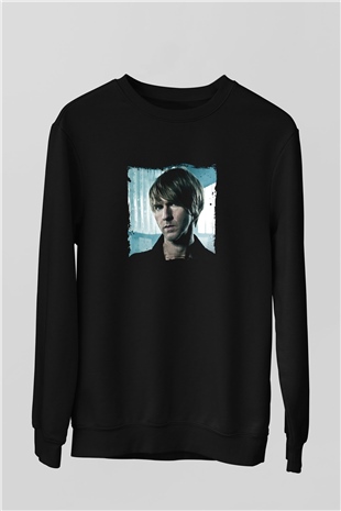 Richie Hawtin Baskılı Unisex Siyah Sweatshirt