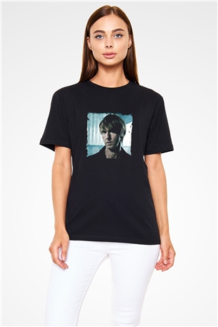 Richie Hawtin Baskılı Unisex Siyah Tişört
