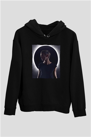 Richie Hawtin Siyah Unisex Kapüşonlu Sweatshirt