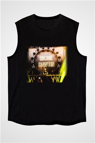 Richie Hawtin Siyah Unisex Kolsuz Tişört