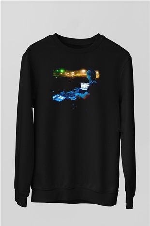 Richie Hawtin Siyah Unisex Sweatshirt