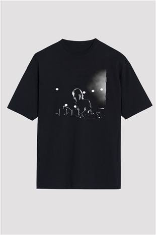 Richie Hawtin Siyah Oversize Tişört Oversize T-shirt - TişörtFabrikası