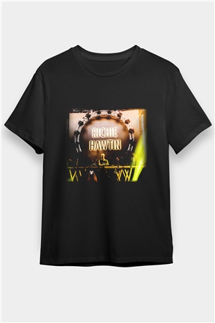 Richie Hawtin Siyah Unisex Tişört T-Shirt - TişörtFabrikası