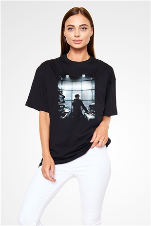 Richie Hawtin Siyah Oversize Tişört Oversize T-shirt - TişörtFabrikası