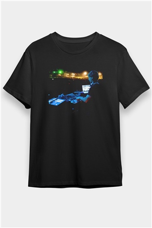 Richie Hawtin Siyah Unisex Tişört T-Shirt - TişörtFabrikası