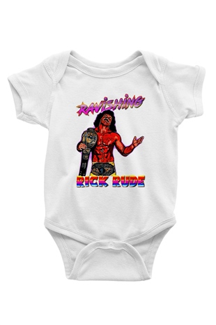 Rick Rude Beyaz Bebek Body - Zıbın