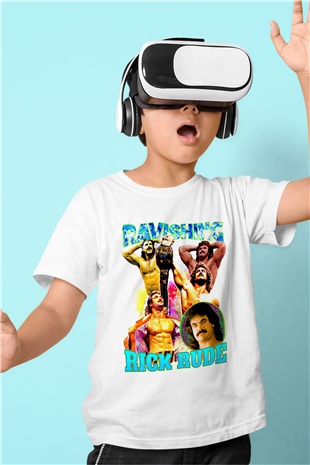 Rick Rude Beyaz Unisex  Çocuk Tişört