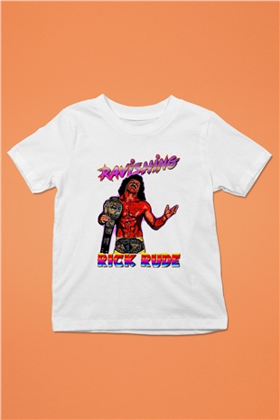 Rick Rude Beyaz Unisex  Çocuk Tişört