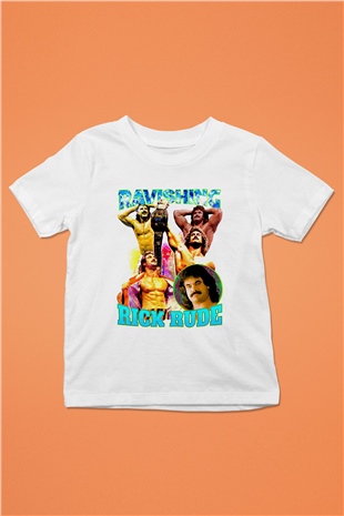 Rick Rude Beyaz Unisex  Çocuk Tişört
