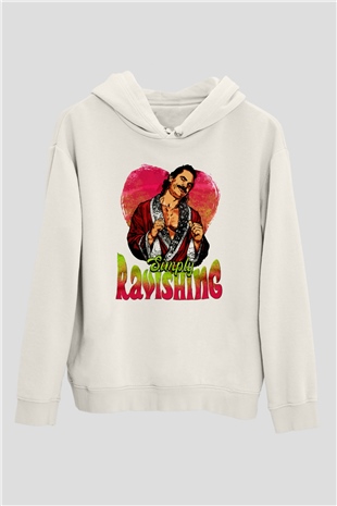 Rick Rude Beyaz Unisex Hoodie