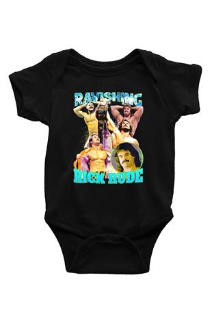 Rick Rude Siyah Bebek Body - Zıbın