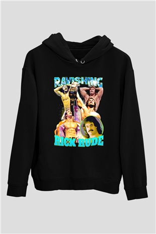 Rick Rude Siyah Unisex Hoodie