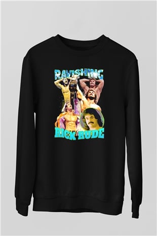 Rick Rude Siyah Unisex  Sweatshirt