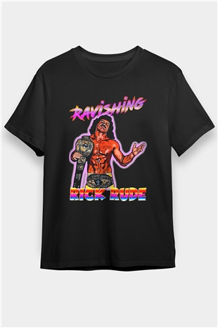 Rick Rude Siyah Unisex Tişört