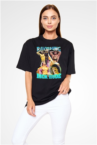 Rick Rude Siyah Oversize Tişört