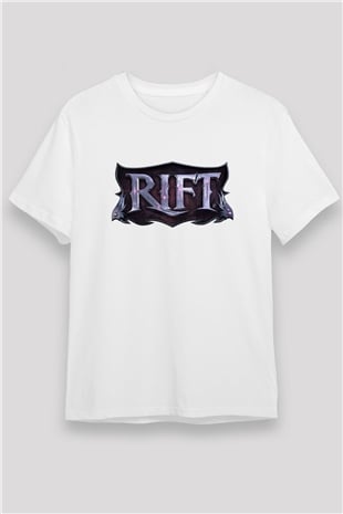Rift Beyaz Unisex Tişört T-Shirt