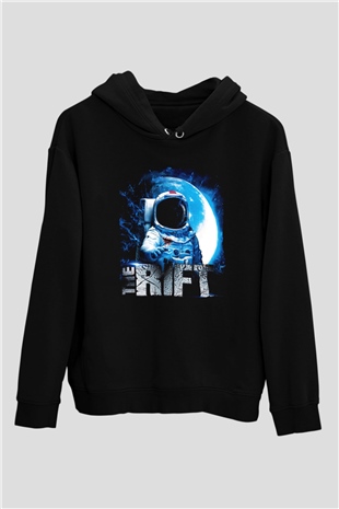 Rift Siyah Unisex Hoodie
