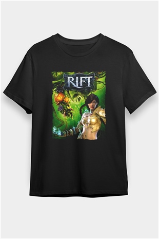 Rift Siyah Unisex Tişört T-Shirt