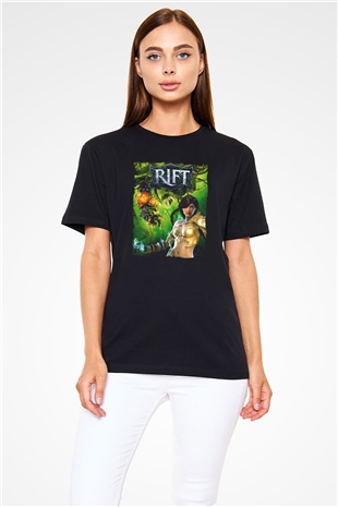 Rift Siyah Unisex Tişört T-Shirt