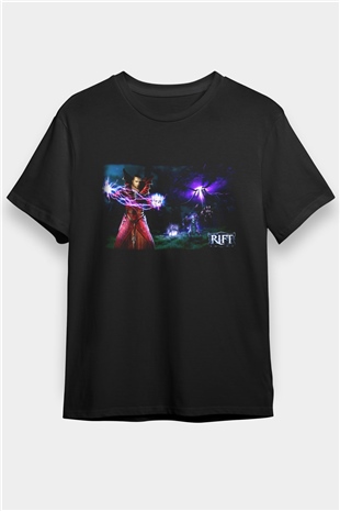 Rift Siyah Unisex Tişört T-Shirt