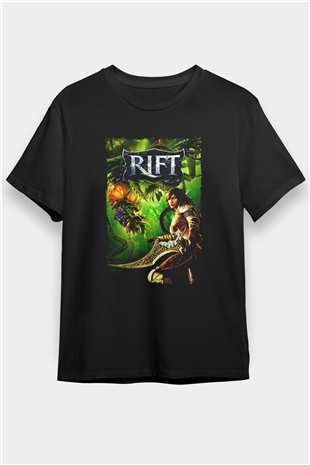 Rift Siyah Unisex Tişört T-Shirt