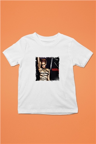 Rihanna Baskılı Unisex Beyaz Çocuk Tişört
