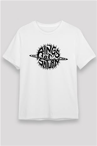 Rings of Saturn Beyaz Unisex Tişört T-Shirt - TişörtFabrikası