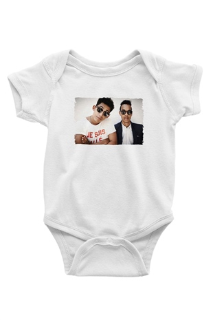Rizzle Kicks Beyaz Bebek Body - Zıbın