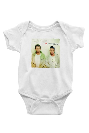 Rizzle Kicks Beyaz Bebek Body - Zıbın