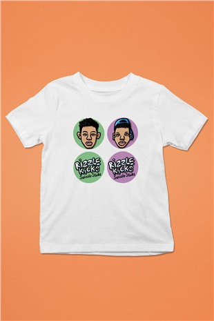 Rizzle Kicks Beyaz Unisex Çocuk Tişört
