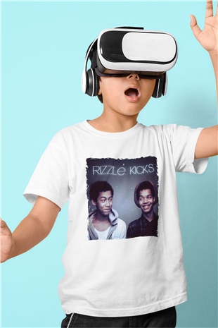 Rizzle Kicks Beyaz Unisex Çocuk Tişört