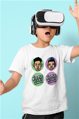 Rizzle Kicks Beyaz Unisex Çocuk Tişört