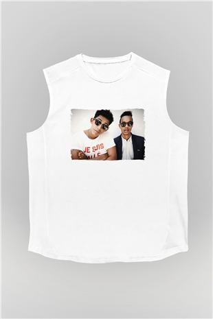Rizzle Kicks Beyaz Unisex Kolsuz Tişört
