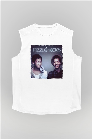 Rizzle Kicks Beyaz Unisex Kolsuz Tişört