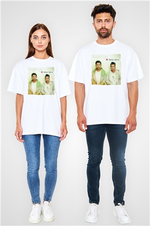 Rizzle Kicks Beyaz Oversize Tişört Oversize T-shirt - TişörtFabrikası