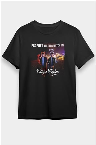 Rizzle Kicks Siyah Unisex Tişört T-Shirt - TişörtFabrikası