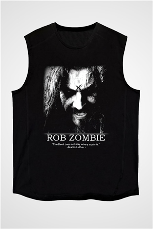 Rob Zombie Siyah Unisex Kolsuz Tişört