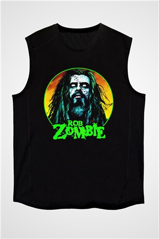Rob Zombie Siyah Unisex Kolsuz Tişört