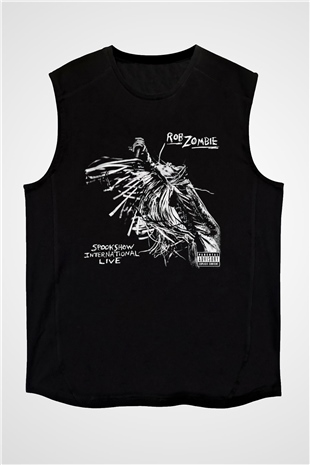 Rob Zombie Siyah Unisex Kolsuz Tişört